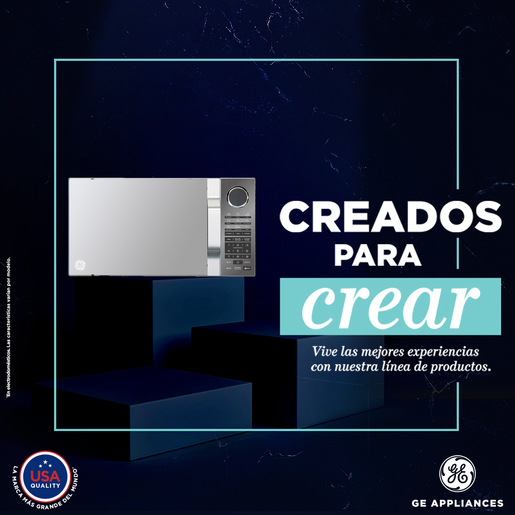 B-GEAPPLIANCES-Microondas-1.1-cuft-GrisEspejo-MGE11SEJG-Tecnologia