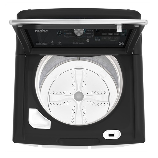 Lavadora Automática Aqua Saver Green High Efficiency 24 kg Diamond Gray con Sanitizado Mabe - LMH74201WDAB10
