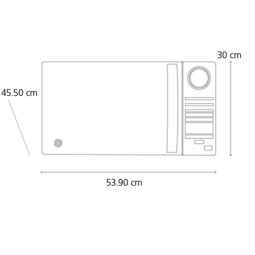 C-GEAPPLIANCES-Microondas-1.1-cuft-GrisEspejo-MGE11SEJG-Isometrico