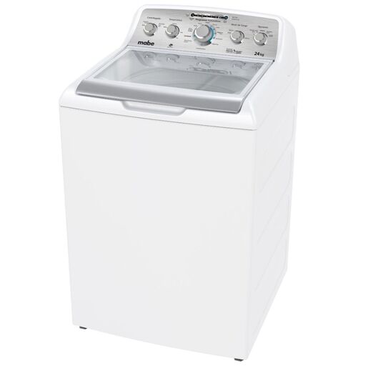 C-Mabe-Lavadora-Aqua-Saver-Green-24kg-Blanco-LMA74215WDAB00-Izquierda