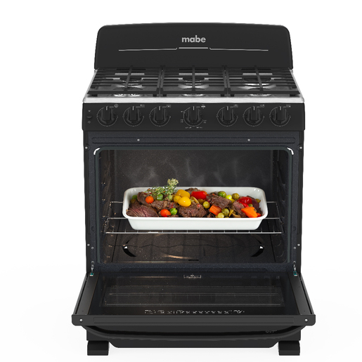 D-Mabe-Estufa-30-pulgadas-Negro-EM7658BFIN2A-Frente-Abierto-Props