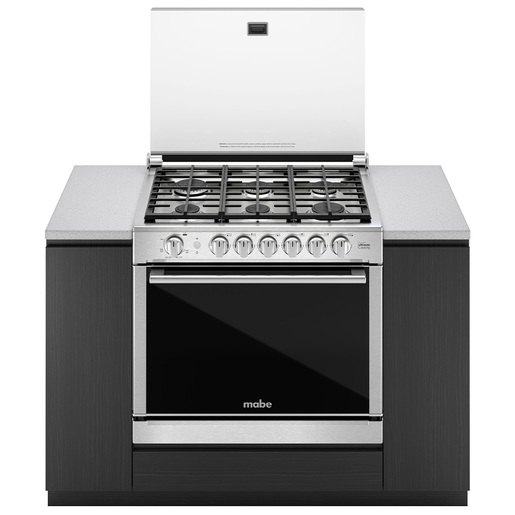 D-Mabe-Estufas-80cm-Inoxidable-XOC80750CI1B-Frenteabierta