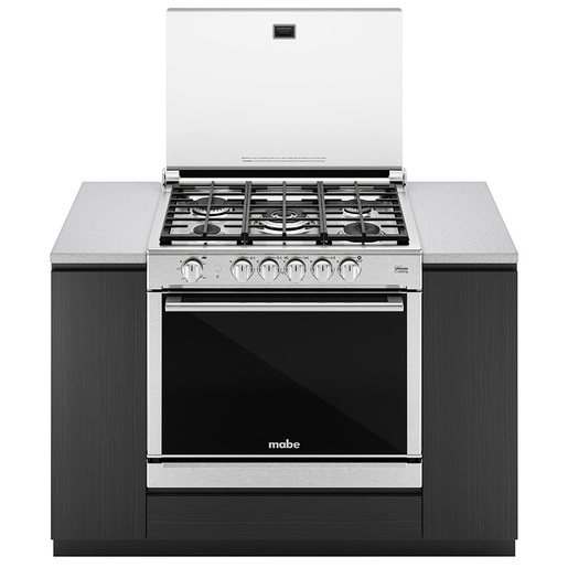 D-Mabe-Estufas-80cm-Inoxidable-XOC80800CT2B-frenteabierta