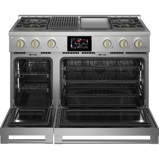 D-RANGE-48INCH-STAINLESS-STEEL-ZDP484NGT1SS-MONOGROM-OPEN