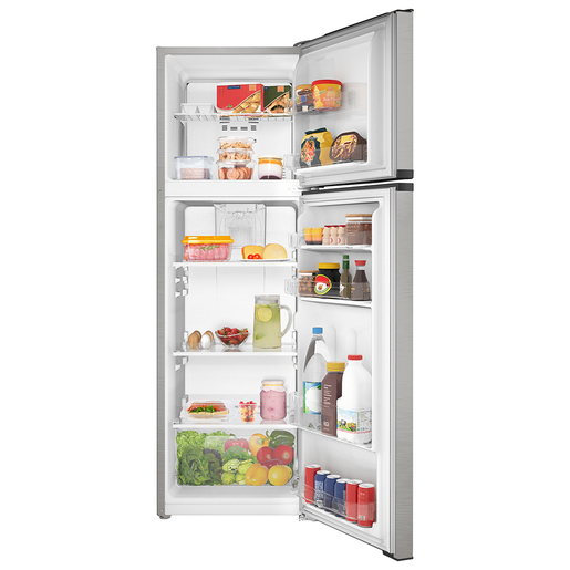 D-RMA250PVMRMA-4-Mabe-Refrigeradores-250L-Inox-Mate-Abierto-Con-Props
