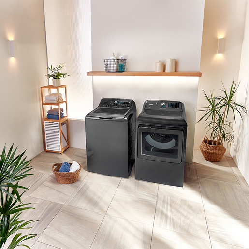 Lavadora Automática Aqua Saver Green High Efficiency 22 kg Diamond Gray con Sanitizado Mabe - LMH72211WDAB00
