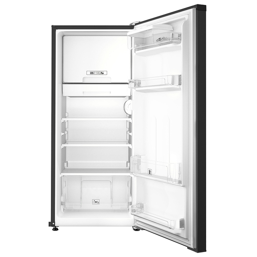 E-RMA210PYMRPA-1-Mabe-refrigerador-210L-black-stainless-steel-Abiertosinprops
