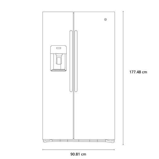 F-GEAppliances-Refrigeradores-755LT-Inoxidable-GNM26AETAFSS-Isometrico