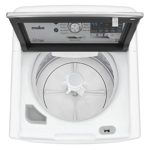 Lavadora Automática Aqua Saver Green High Efficiency 22 kg Blanca con Sanitizado Mabe - LMH72211WBAB00