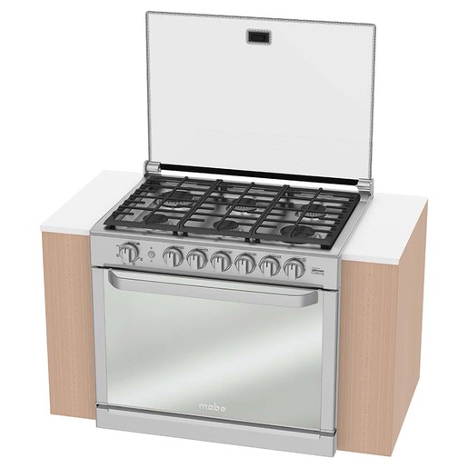 F-Mabe-Estufas-80cm-Inox-MA0C80500CI2B-Izquierda-Abierta