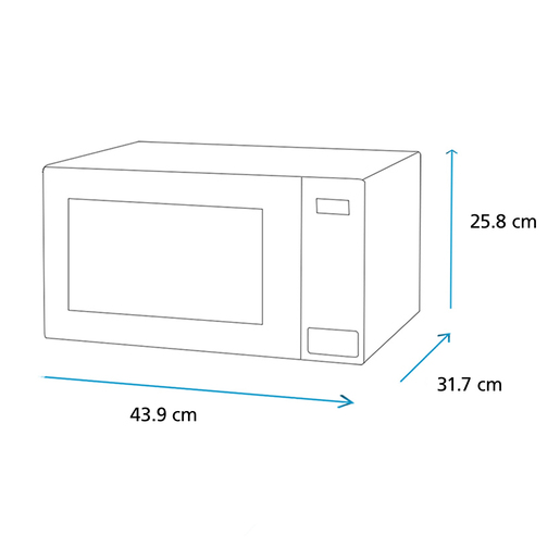 F_Mabe_Horno_Microondas_07_Cuft_Blanco_HMM07BR_Isometrico