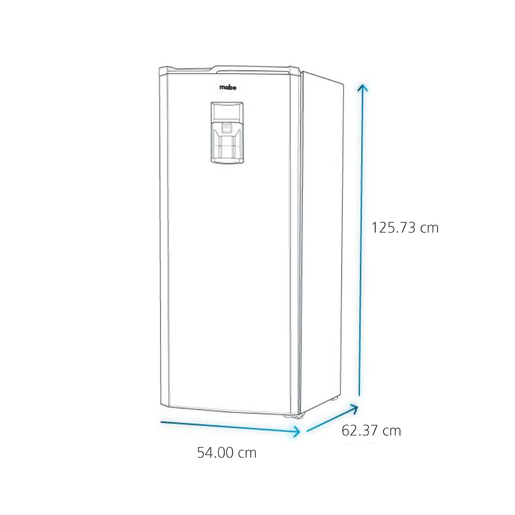 F-RMA210PYMRMA-6-Mabe-refrigerador-210L-Inox-Mate-Isometrico