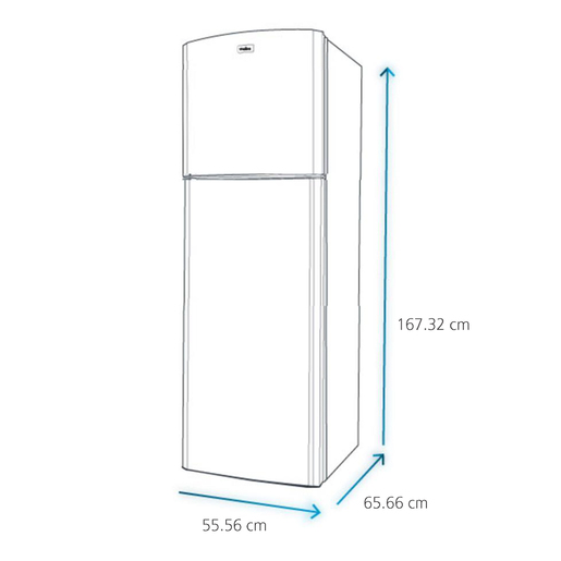 F-RMA250PVMRMA-4-Mabe-Refrigeradores-250L-Inox-Mate-Isometrico