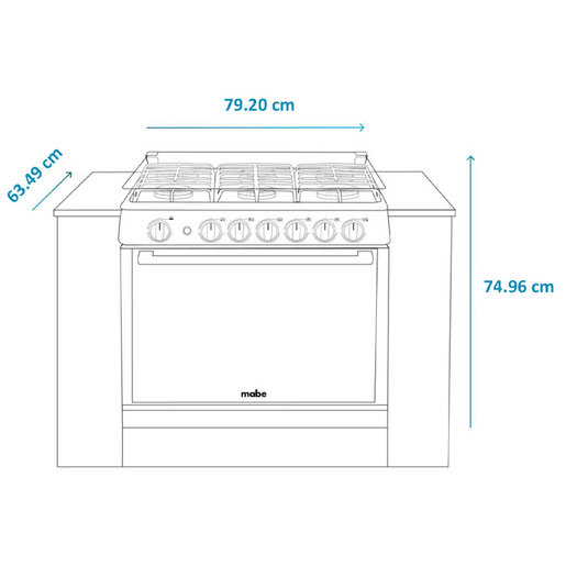 G-Mabe-Estufas-80cm-Inoxidable-XOC80802CT1B-isometrico