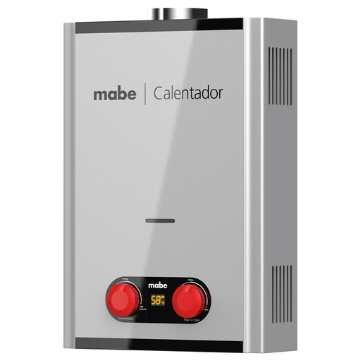 Calentador Instantáneo de Gas Natural 1 Servicio 6 L Gris Mabe - CIM062SNA