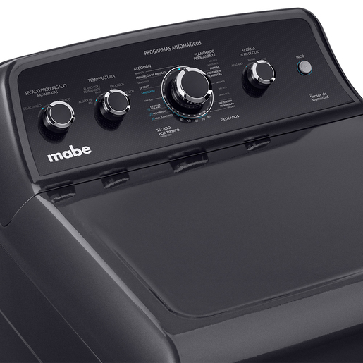 Secadora a Gas 7.2 cu. ft. (22 kg) Diamond Gray con Sanitizado Mabe - DMG47N8MSDAB00