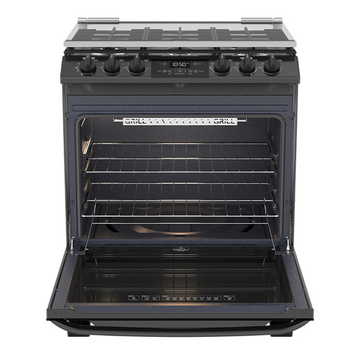Estufa de Piso 76 cm (30 pulgadas) Black Slate Mabe - EMH7614DATBS0A