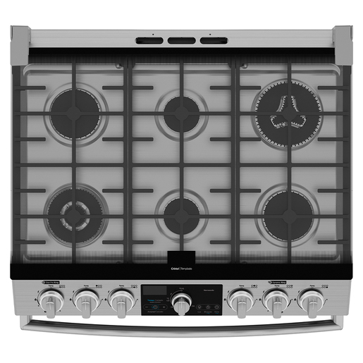 Estufa de Piso 76 cm (30 pulgadas) Inoxidable Mabe - EMH7613DTSS0A