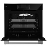 D-GE-PROFILE-Horno-80-cm-Acero-inoxidable-con-vidrio-negro-HGP8050K1A-Abierto