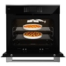E-GE-PROFILE-Horno-80-cm-Acero-inoxidable-con-vidrio-negro-HGP8050K1A-Abierto-con-props