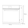 F-GE-PROFILE-Horno-80-cm-Acero-inoxidable-con-vidrio-negro-HGP8050K1A-Isometrico