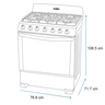 H-Mabe-Estufa-76-cm-Plata-Mercury-EM7647BSIS2A-Isometrico