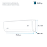 Aire Acondicionado 12K BTU Blanco Mabe - MMI12HDBWCAAXMI8