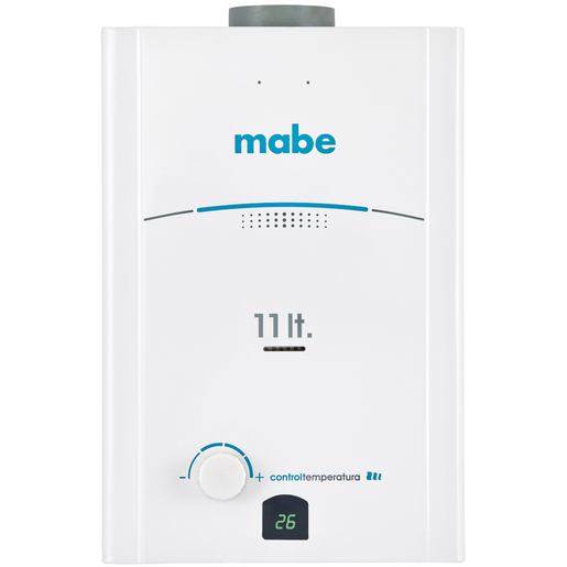 Calentador de agua de Gas Natural 1.5 Servicios 11 L Blanco Mabe - CMP110TNBN