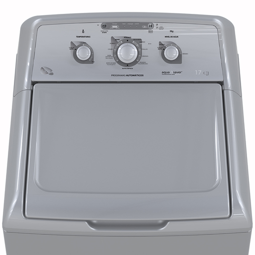 Lavadora Aqua Saver Green automática 17 Kg Silver Easy - LEA77113CGAB0