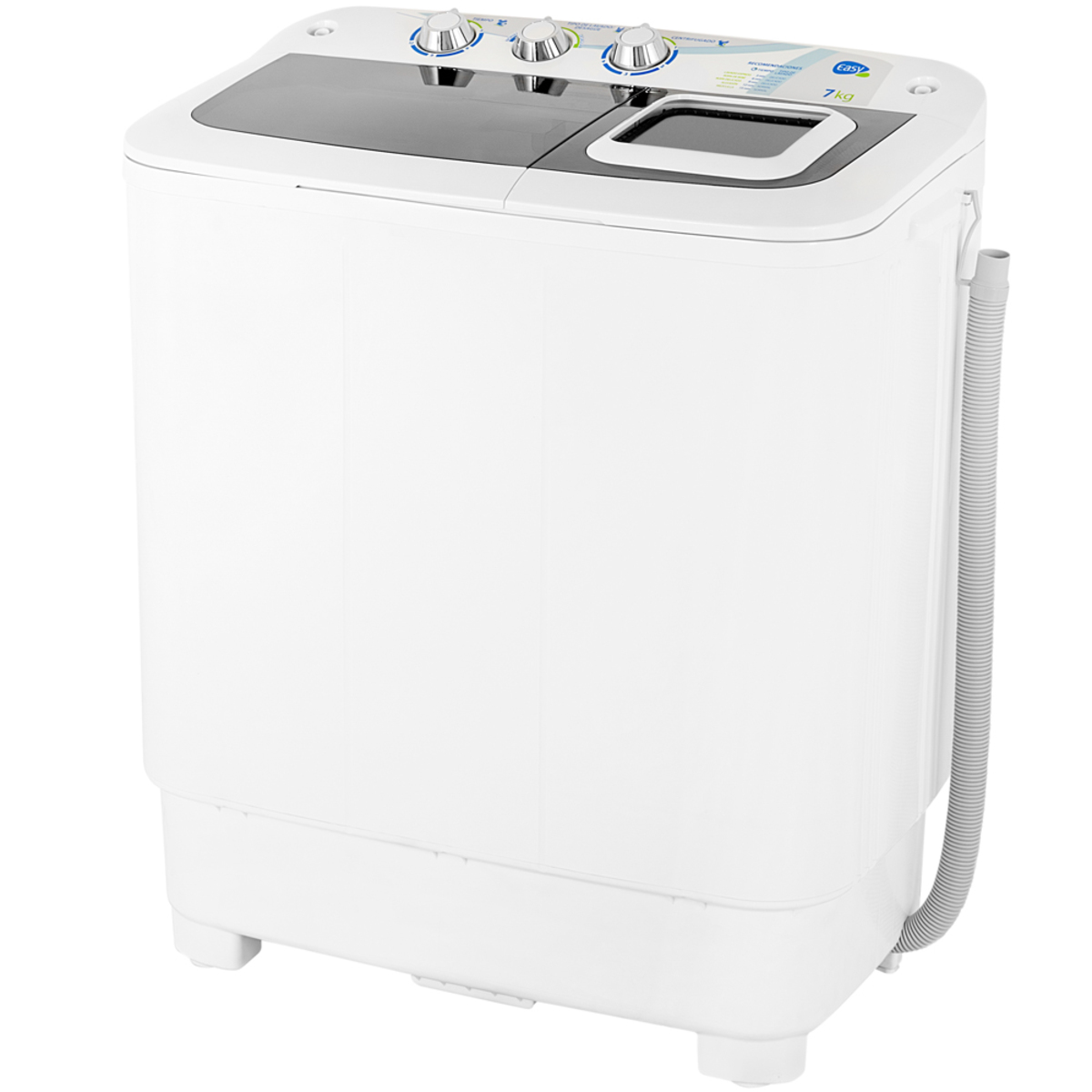 Lavadora Semi-Automática Doble Tanque de 7 kg Blanca, Home & Co, LAVADORAS, LAVADORAS, LINEA BLANCA, HOGAR
