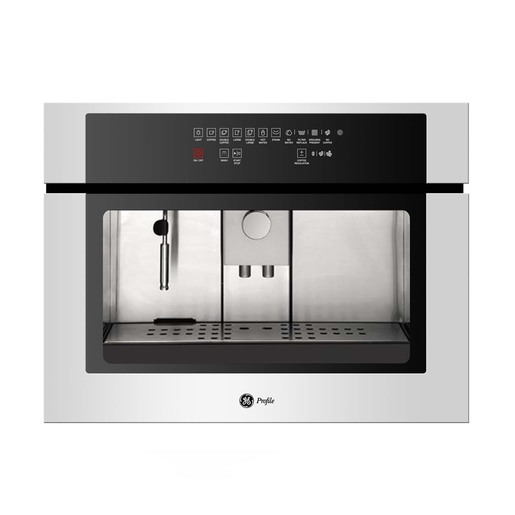 Cafetera de empotre 60cm Acero Inoxidable vidrio Negro GE Profile - ACP611I