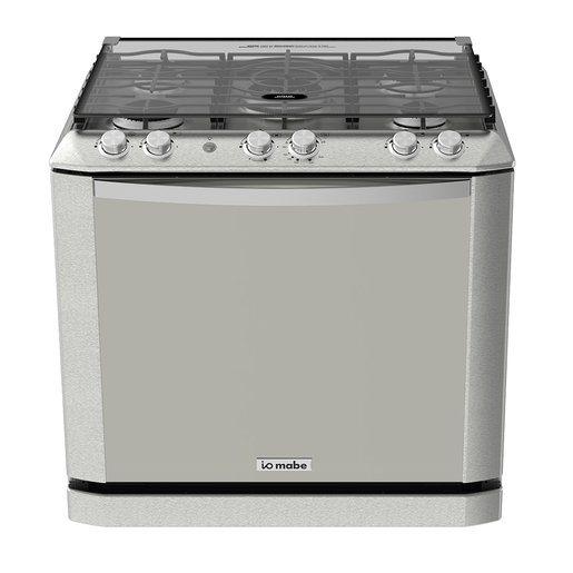 Estufa de Empotre 80 cm Acero Inoxidable Vidrio Espejo Io Mabe - IO8030GGII0 Estufa de Empotre 80 cm Acero Inoxidable Vidrio Espejo Io Mabe - IO8030GGII0