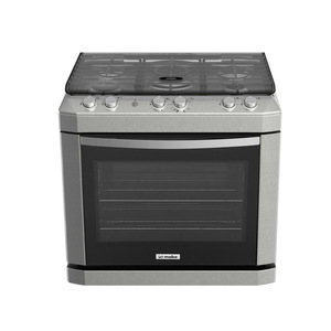 Estufa de Empotre 80 cm Acero Inoxidable Vidrio Gris Vulcano Io Mabe - IO8060GETII0A Estufa de Empotre 80 cm Acero Inoxidable Vidrio Gris Vulcano Io Mabe - IO8060GETII0A