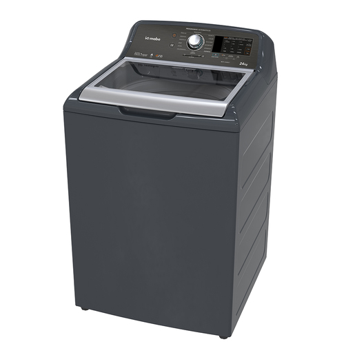 Lavadora Automática 24 kg Diamond Gray Io Mabe - WMH74201WDAB0