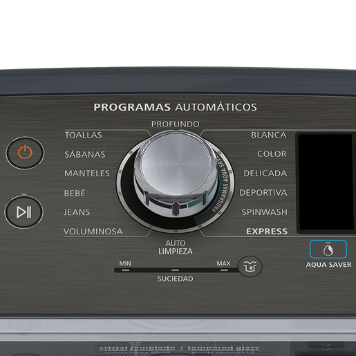 Lavadora Automática 24 kg Diamond Gray Io Mabe - WMH74201WDAB0