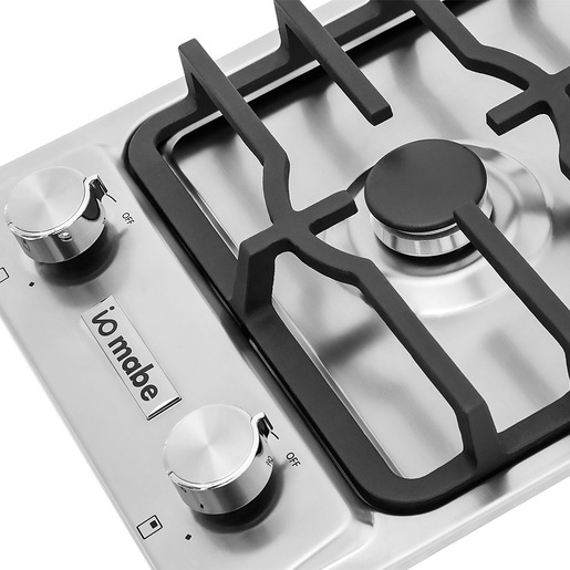 Parrilla empotrable a gas 30 cm inoxidable Io mabe-IO311DGI0