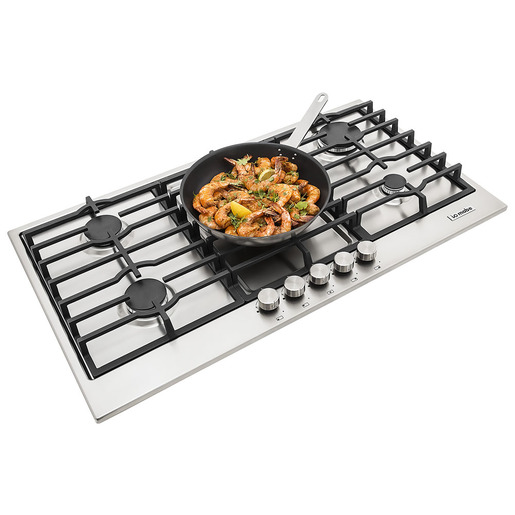 Parrilla empotrable a gas 90 cm vidrio negro Io mabe-IO915I0