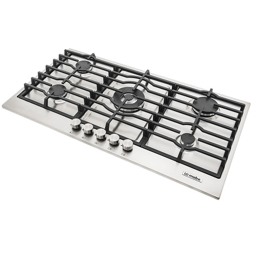 Parrilla empotrable a gas 90 cm vidrio negro Io mabe-IO915I0