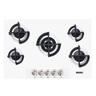 Parrilla de empotre 76 cm Inoxidable IO Mabe - IO765ST0B