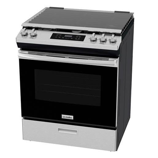 Estufa de Piso 76 cm Acero Inoxidable Io Mabe - IO7686SSC0