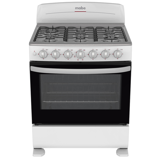 Estufa de piso 76 cm Blanca/Inoxidable Mabe - EM7652BIE2 Estufa de piso 76 cm Blanca/Inoxidable Mabe - EM7652BIE2