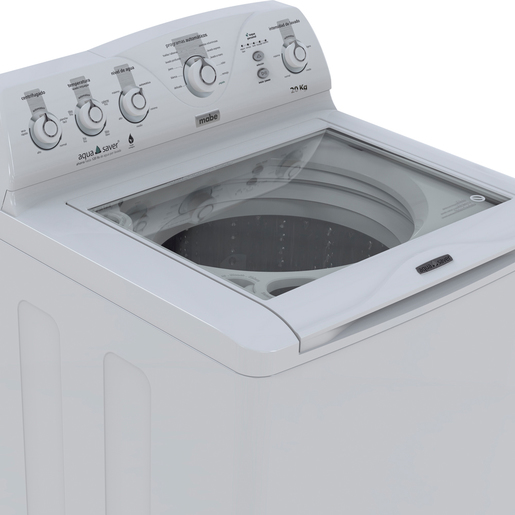 Lavadora Aqua Saver automática 20 kg Blanca Mabe - LHS20580ZWBB0