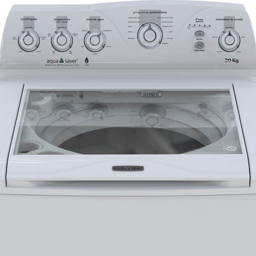 Lavadora Aqua Saver automática 20 kg Blanca Mabe - LHS20580ZWBB0