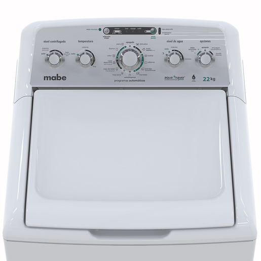 Lavadora Aqua Saver Green automática 22 Kg Blanca Mabe - LMH72205SBAB0