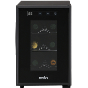 Cava de vino 6 botellas Negra Mabe - MW6XDBB Cava de vino 6 botellas Negra Mabe - MW6XDBB