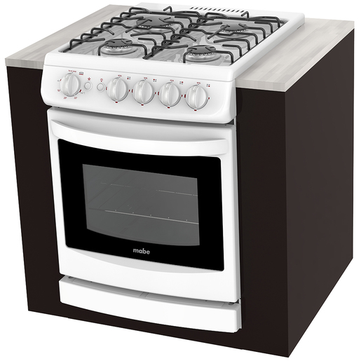 Estufa de empotre 51 cm Blanca Mabe - EMC5120BB3A