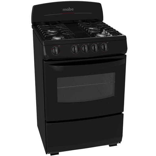Estufa de piso 61 cm Negra Mabe - EM6142BAPN0A