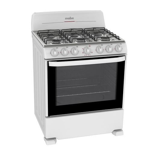 Estufa de gas 76 cm Blanca Mabe - WEM7631BAIB0