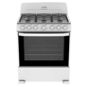 Estufa de gas 76 cm Blanca Mabe - WEM7631BAIB0A Estufa de gas 76 cm Blanca Mabe - WEM7631BAIB0A
