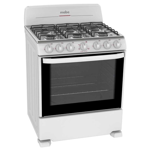 Estufa de gas 76 cm Blanca Mabe - WEM7631BAIB0B